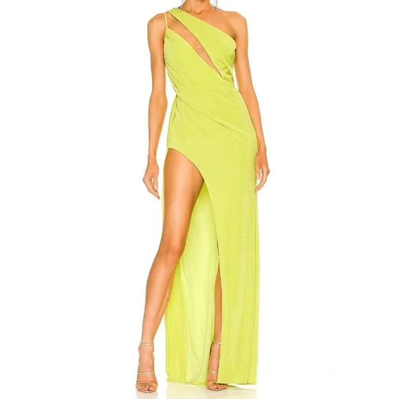 green emerald velvet dress Katie May Secret Agent Gown in Supercharged Mint